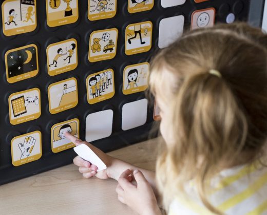 symbol board child looking triggers